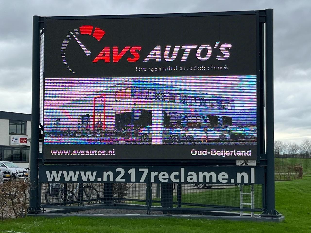 N217 reclame AVS Auto's Oud Beijerland